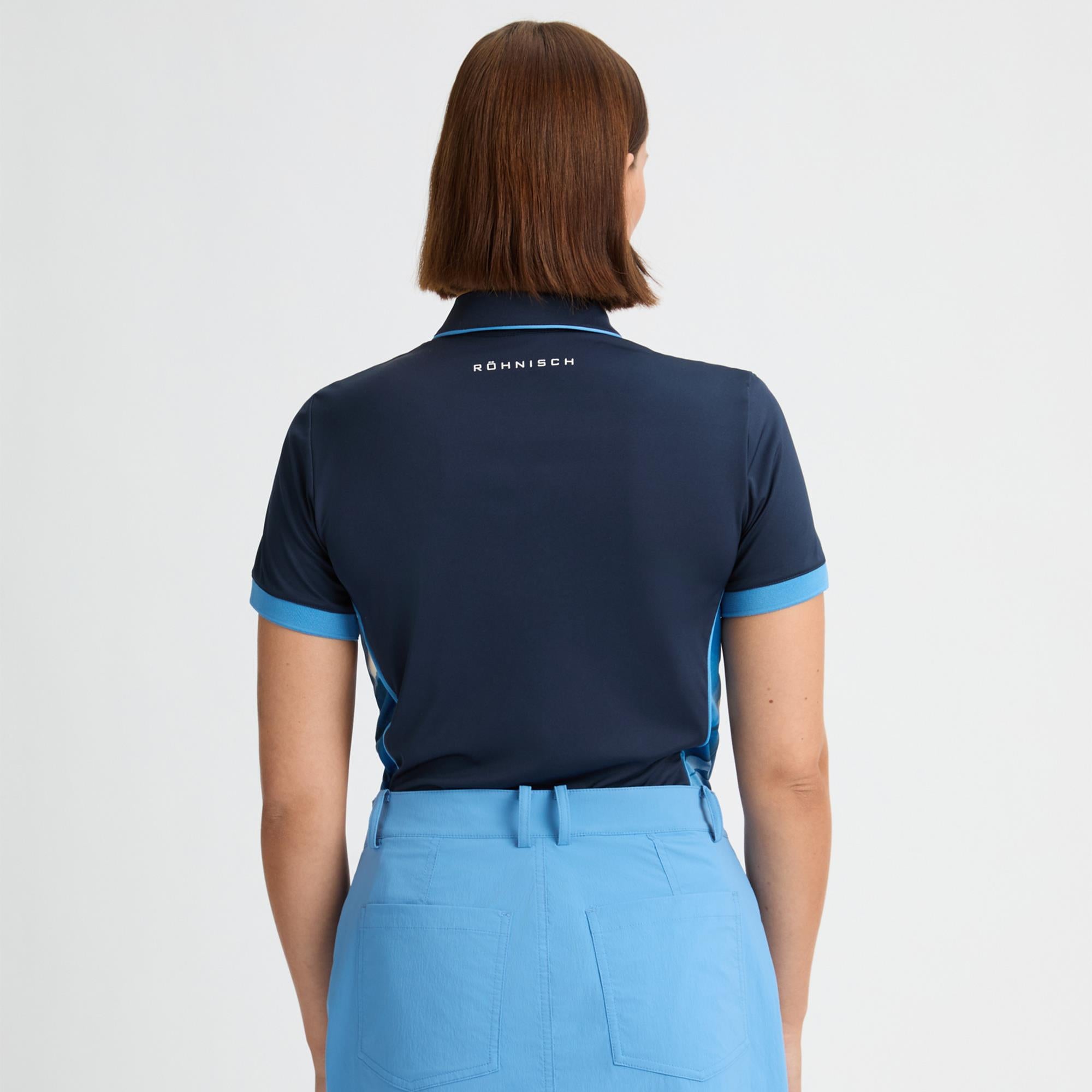 Rohnisch Ultra Viola UV Ladies Golf Polo Shirt Navy